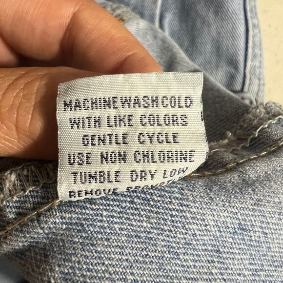 Sweet Heart Womens Cargo Jeans, Size 11, light blue - Picture 10 of 13